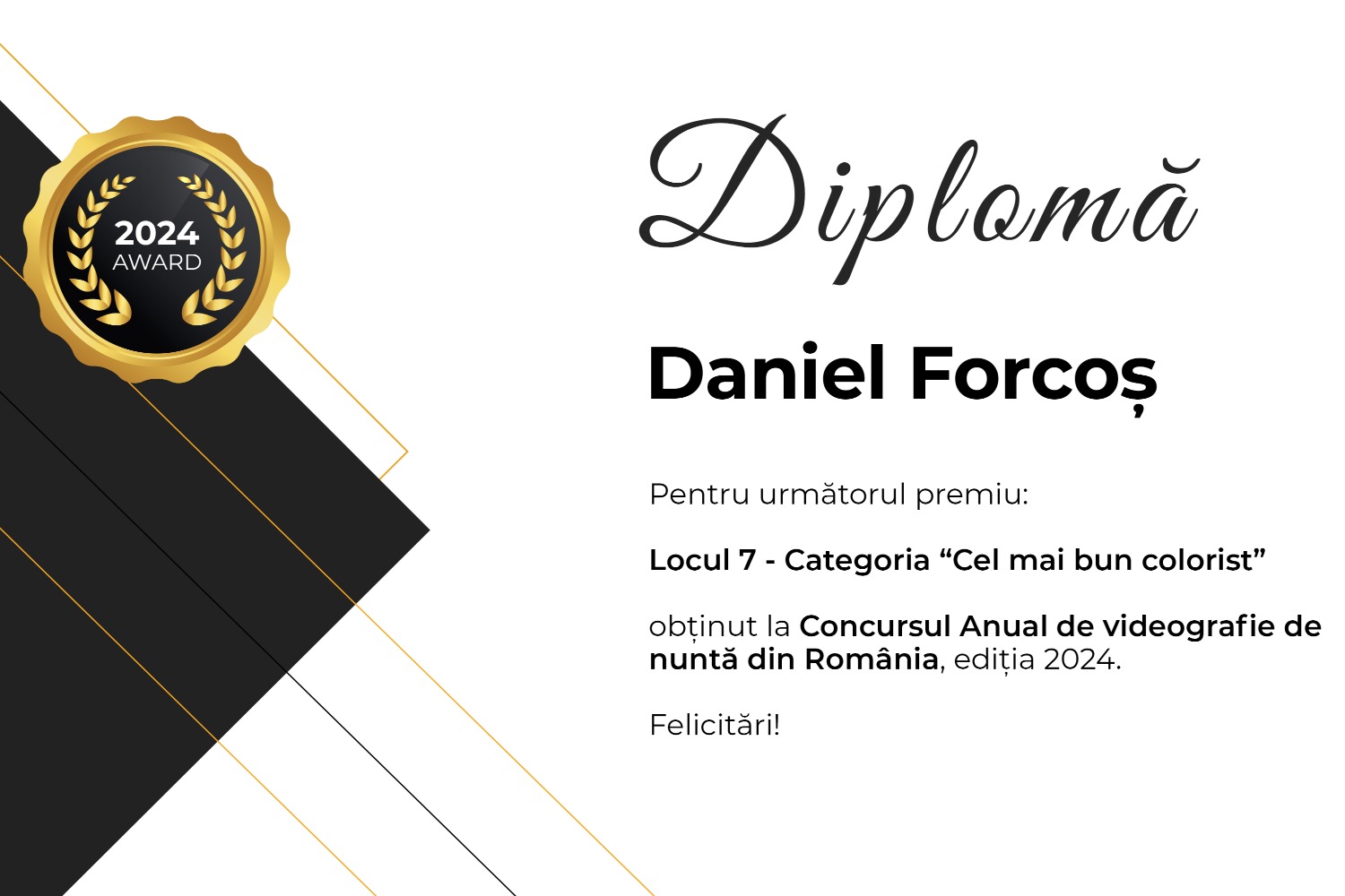 Daniel Forcos Films videografie bucuresti