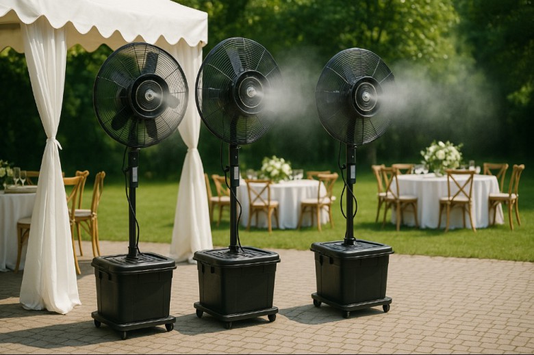 Ventilatoare pulverizatoare cu apa