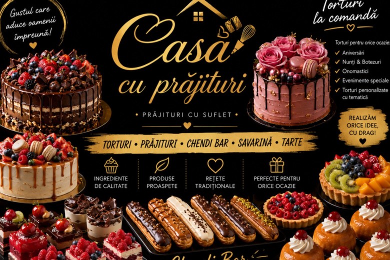Casă cu prajituri
